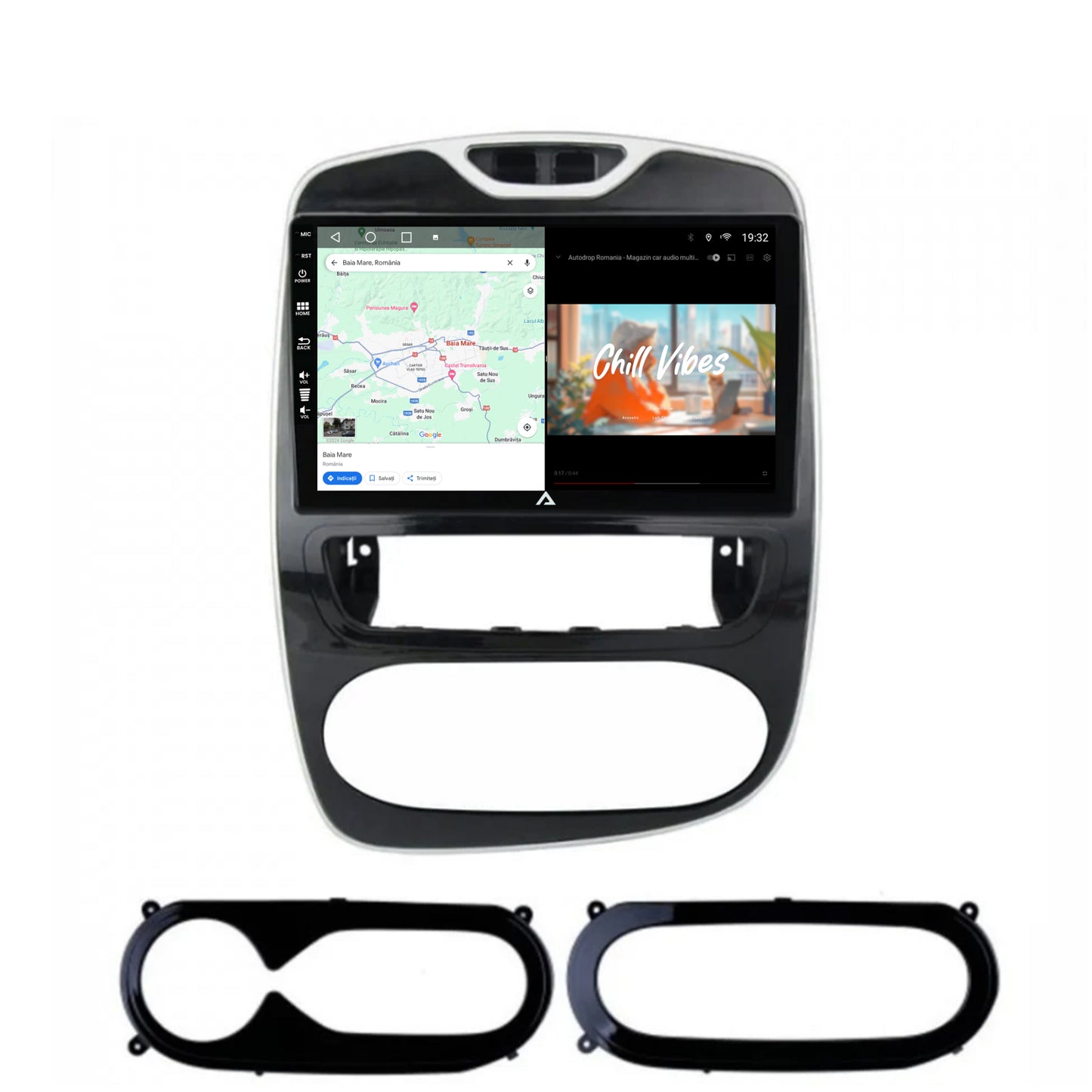 Navigatie Renault Clio IV (2016-2019), Android, A-Octacore / 4GB RAM + 64GB ROM, 9 Inch - AD-BGA9004+AD-BGRKIT369-1619