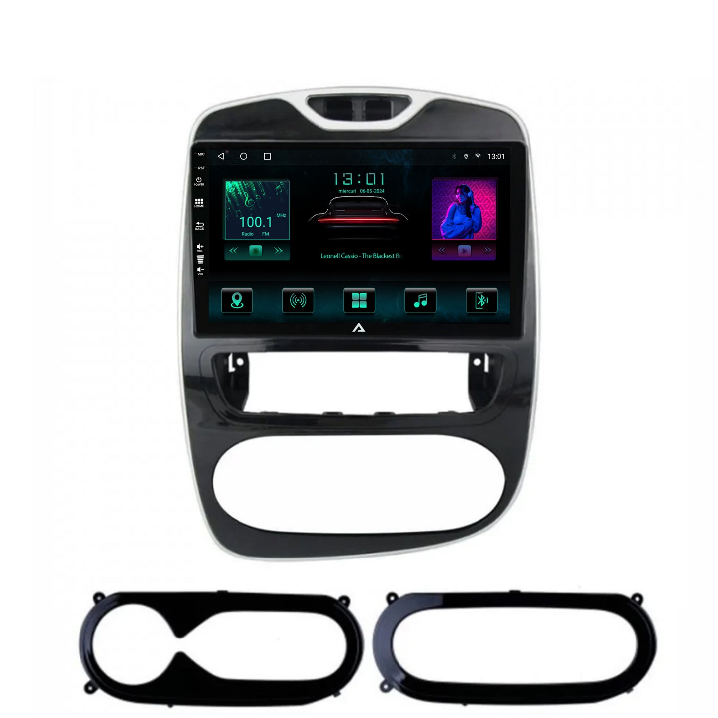 Navigatie Renault Clio IV (2016-2019), Android, A-Octacore / 4GB RAM + 64GB ROM, 9 Inch - AD-BGA9004+AD-BGRKIT369-1619