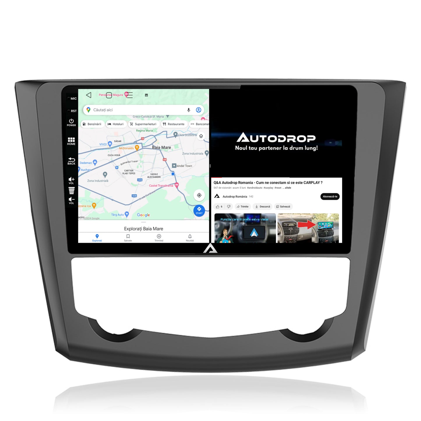 Navigatie Renault Kadjar, Android, E-Octacore / 2GB RAM + 32GB ROM, 9 Inch - AD-BGE9002+AD-BGRKIT364