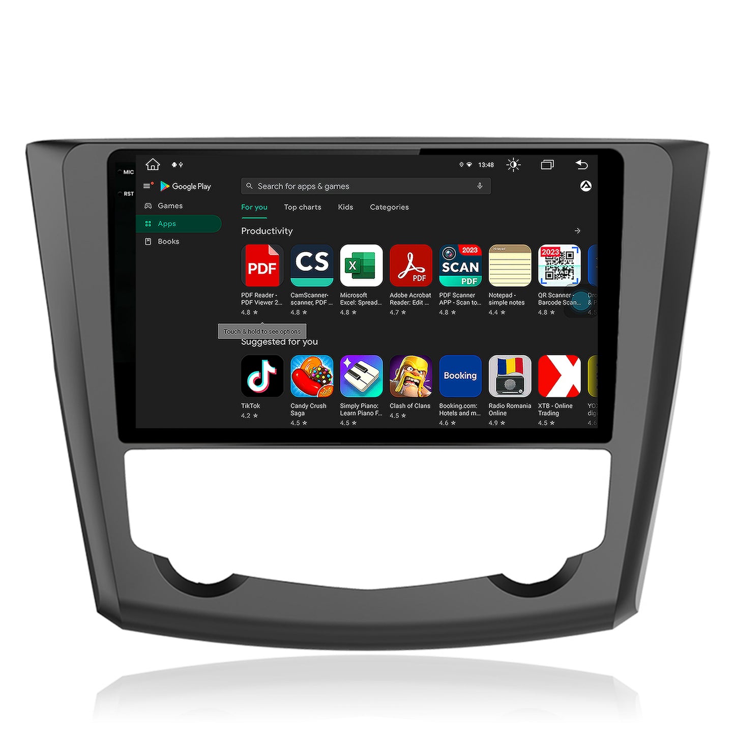 Navigatie Renault Kadjar, Android, V-Octacore / 4GB RAM + 64GB ROM, 9.5 Inch - AD-BGV9004+AD-BGRKIT364
