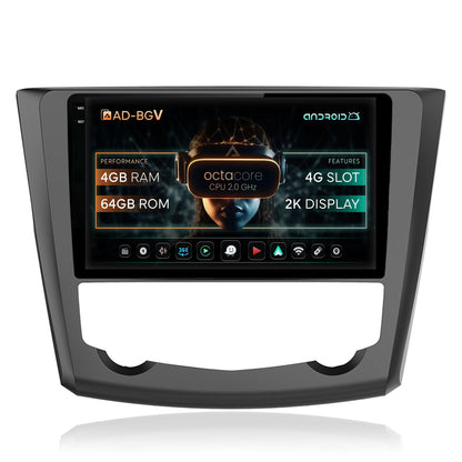 Navigatie Renault Kadjar, Android, V-Octacore / 4GB RAM + 64GB ROM, 9.5 Inch - AD-BGV9004+AD-BGRKIT364