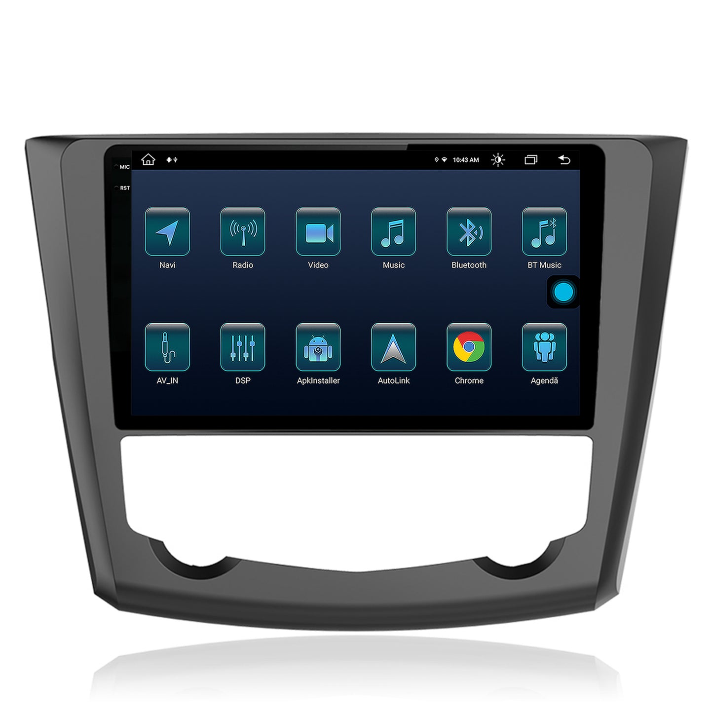 Navigatie Renault Kadjar, Android, X-Octacore / 8GB RAM + 256GB ROM, 9.5 Inch - AD-BGX9008+AD-BGRKIT364