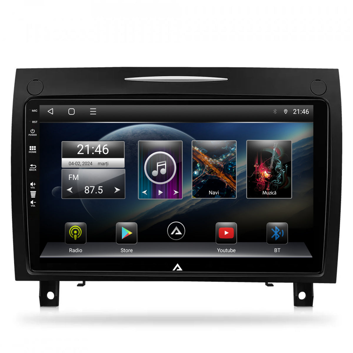 Navigatie Benz SLK (2006-2010), Android, P-Octacore / 2GB RAM + 32GB ROM, 9 Inch - AD-BGP9002+AD-BGRKIT406V2