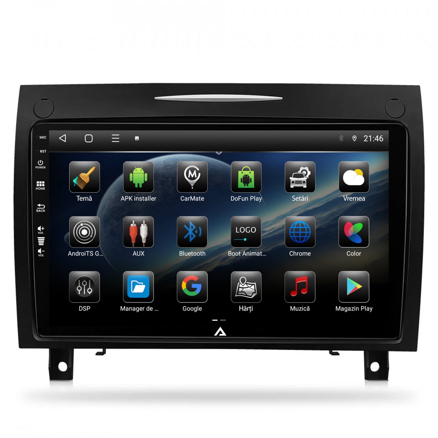 Navigatie Benz SLK (2006-2010), Android, P-Octacore / 2GB RAM + 32GB ROM, 9 Inch - AD-BGP9002+AD-BGRKIT406V2