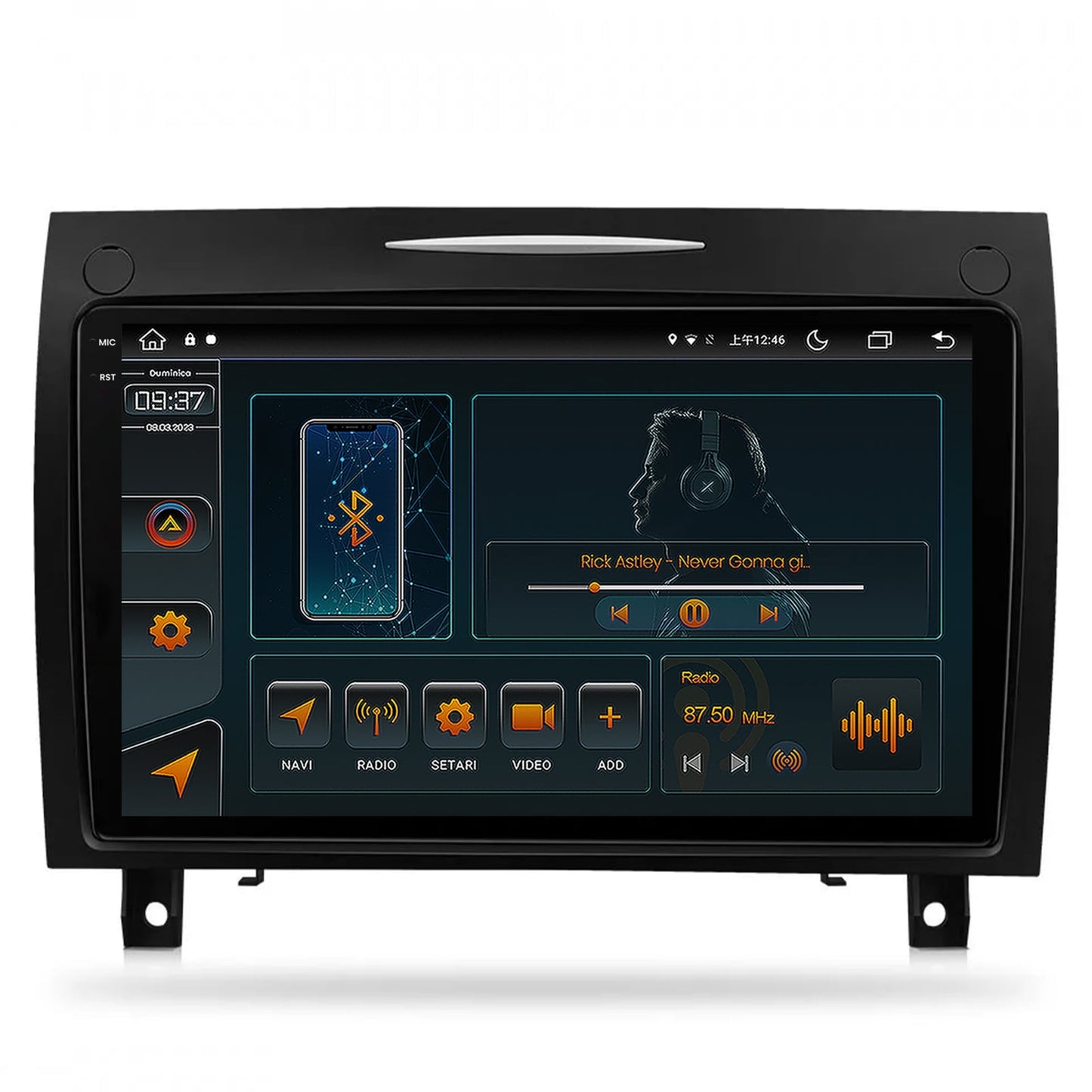 Navigatie Benz SLK (2006-2010), Android, V-Octacore / 4GB RAM + 64GB ROM, 9.5 Inch - AD-BGV9004+AD-BGRKIT406V2