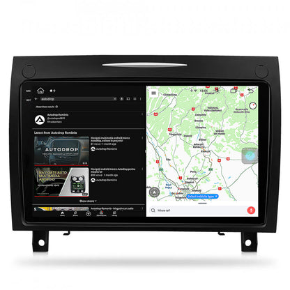 Navigatie Renault Benz SLK (2006-2010), Android, X-Octacore / 8GB RAM + 256GB ROM, 9.5 Inch - AD-BGX9008+AD-BGRKIT406V2