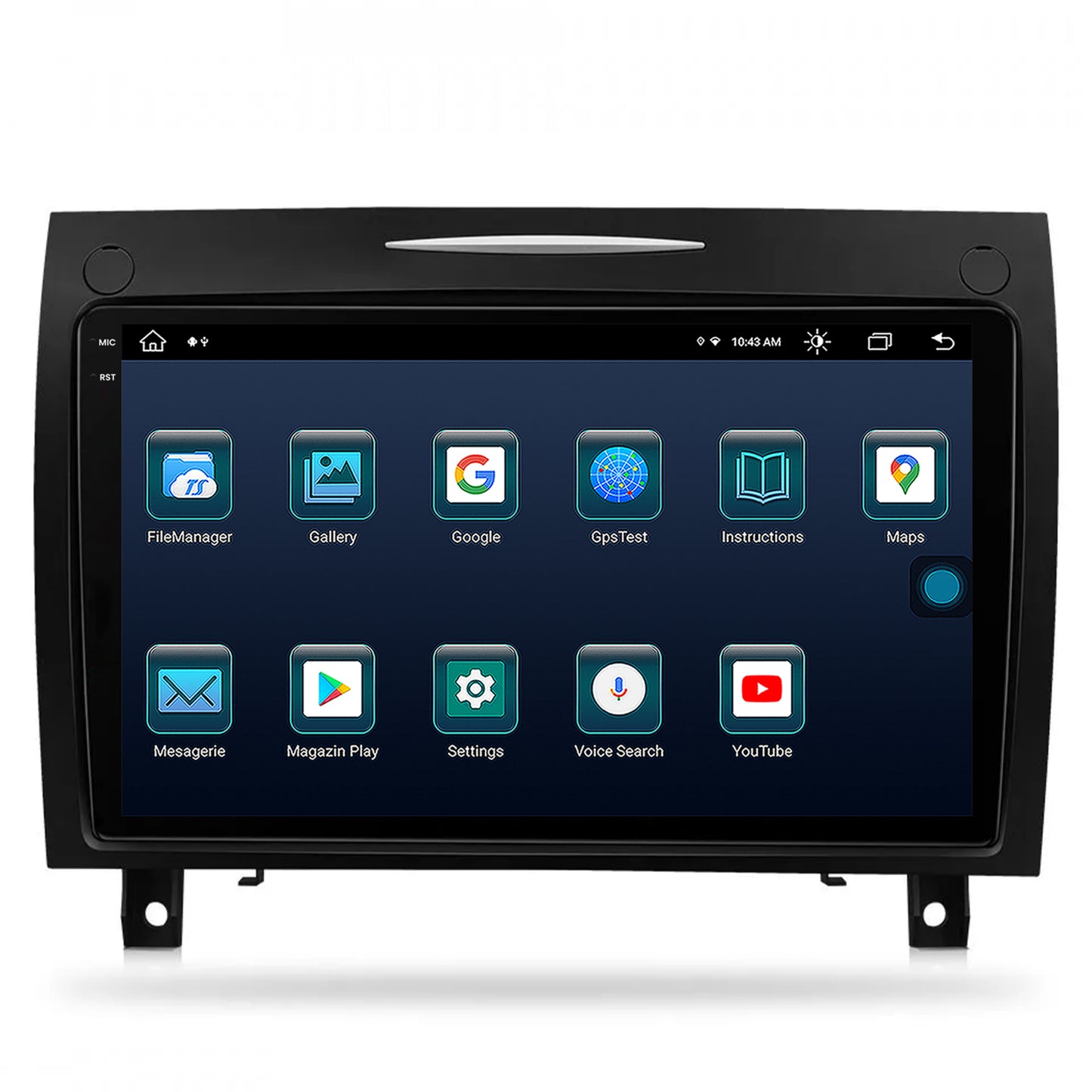 Navigatie Renault Benz SLK (2006-2010), Android, X-Octacore / 8GB RAM + 256GB ROM, 9.5 Inch - AD-BGX9008+AD-BGRKIT406V2