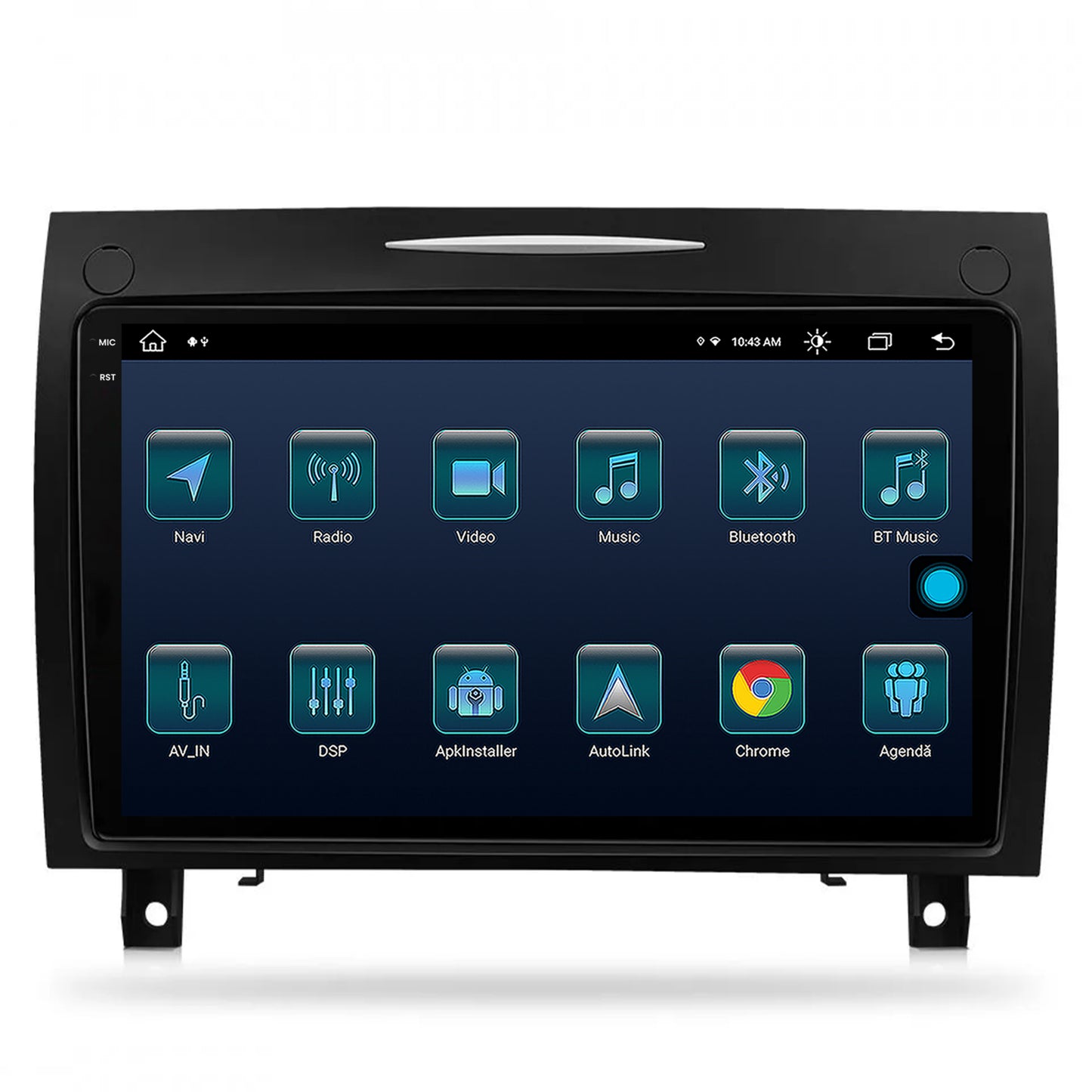 Navigatie Renault Benz SLK (2006-2010), Android, X-Octacore / 8GB RAM + 256GB ROM, 9.5 Inch - AD-BGX9008+AD-BGRKIT406V2