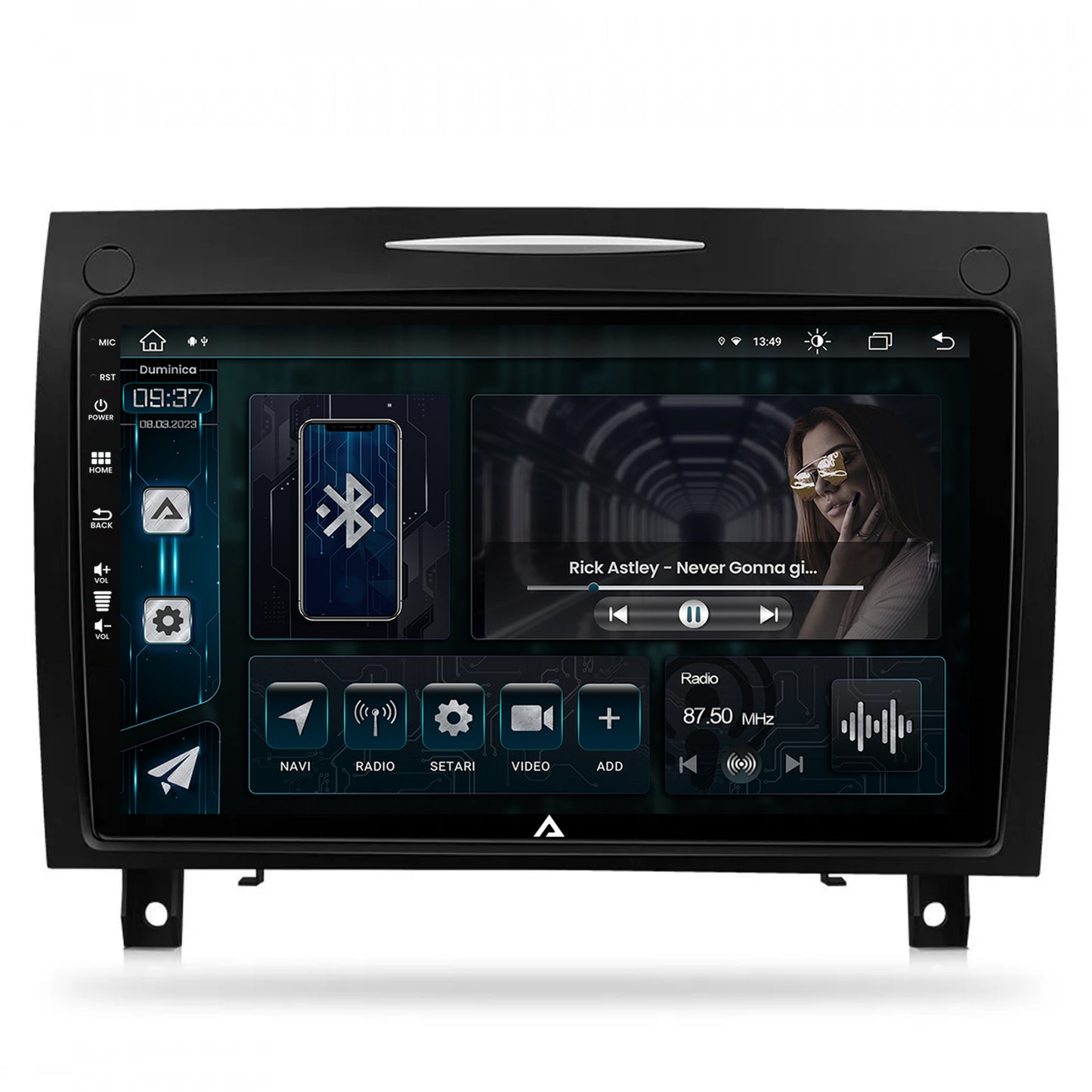 Navigatie Benz SLK (2006-2010), Android, Z-Octacore / 8GB RAM + 256GB ROM, 9 Inch - AD-BGZ9008+AD-BGRKIT406V2