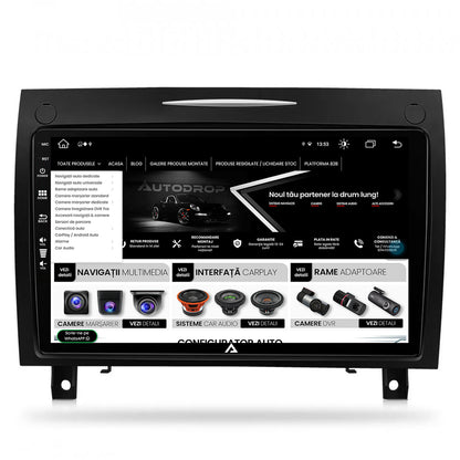 Navigatie Benz SLK (2006-2010), Android, Z-Octacore / 8GB RAM + 256GB ROM, 9 Inch - AD-BGZ9008+AD-BGRKIT406V2