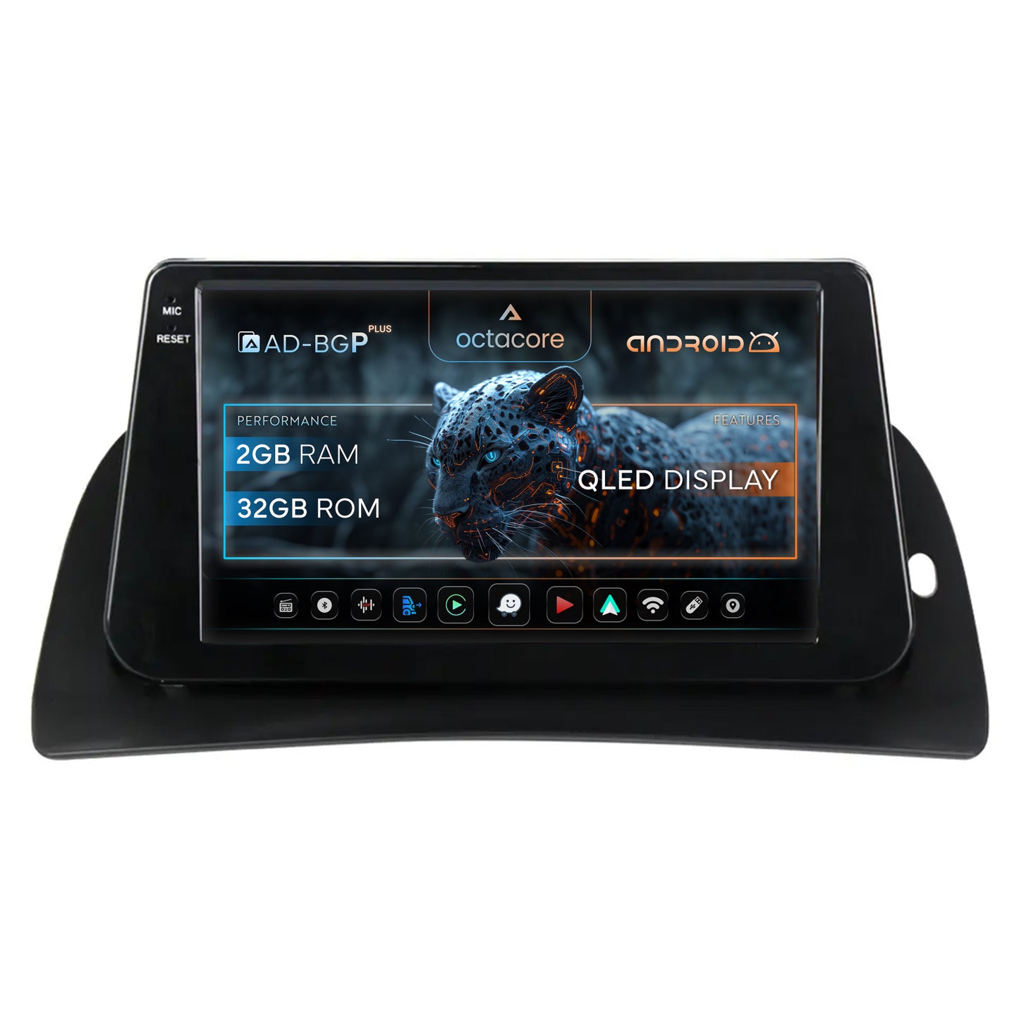 Navigatie Renault Kangoo (2008-2021), Android, P-Octacore / 2GB RAM + 32GB ROM, 9 Inch - AD-BGP9002+AD-BGRKIT373