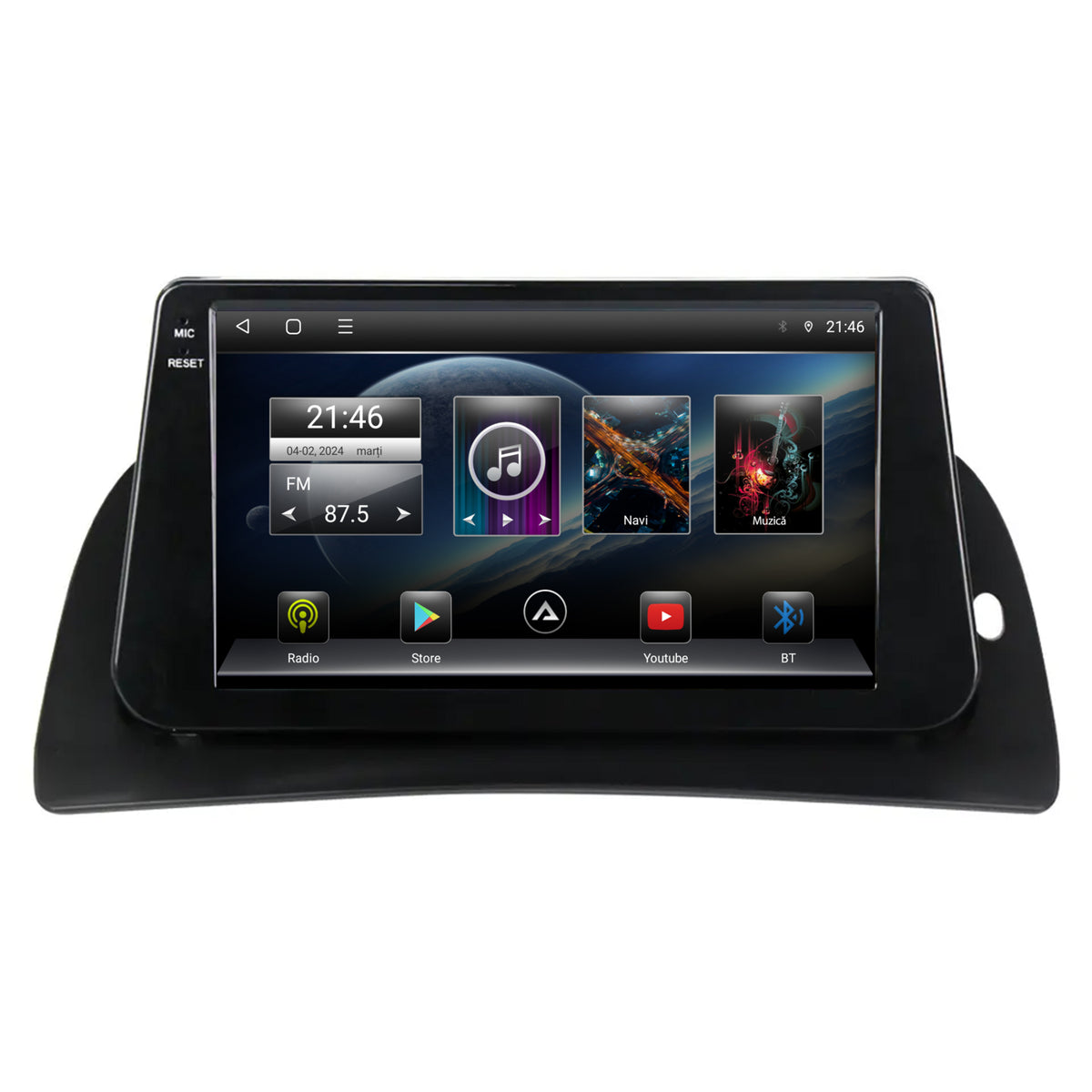 Navigatie Renault Kangoo (2008-2021), Android, P-Octacore / 2GB RAM + 32GB ROM, 9 Inch - AD-BGP9002+AD-BGRKIT373