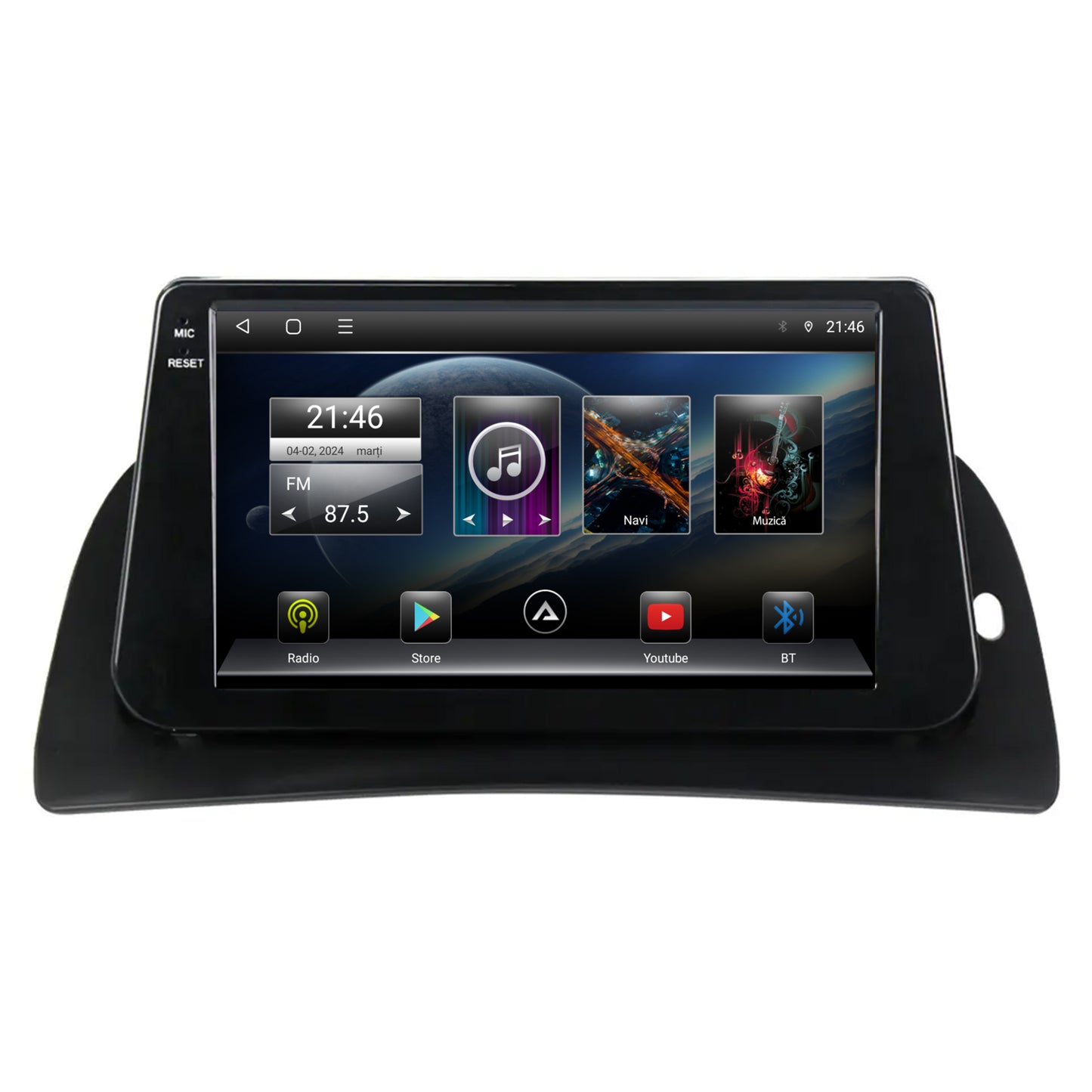 Navigatie Renault Kangoo (2008-2021), Android, P-Octacore / 2GB RAM + 32GB ROM, 9 Inch - AD-BGP9002+AD-BGRKIT373