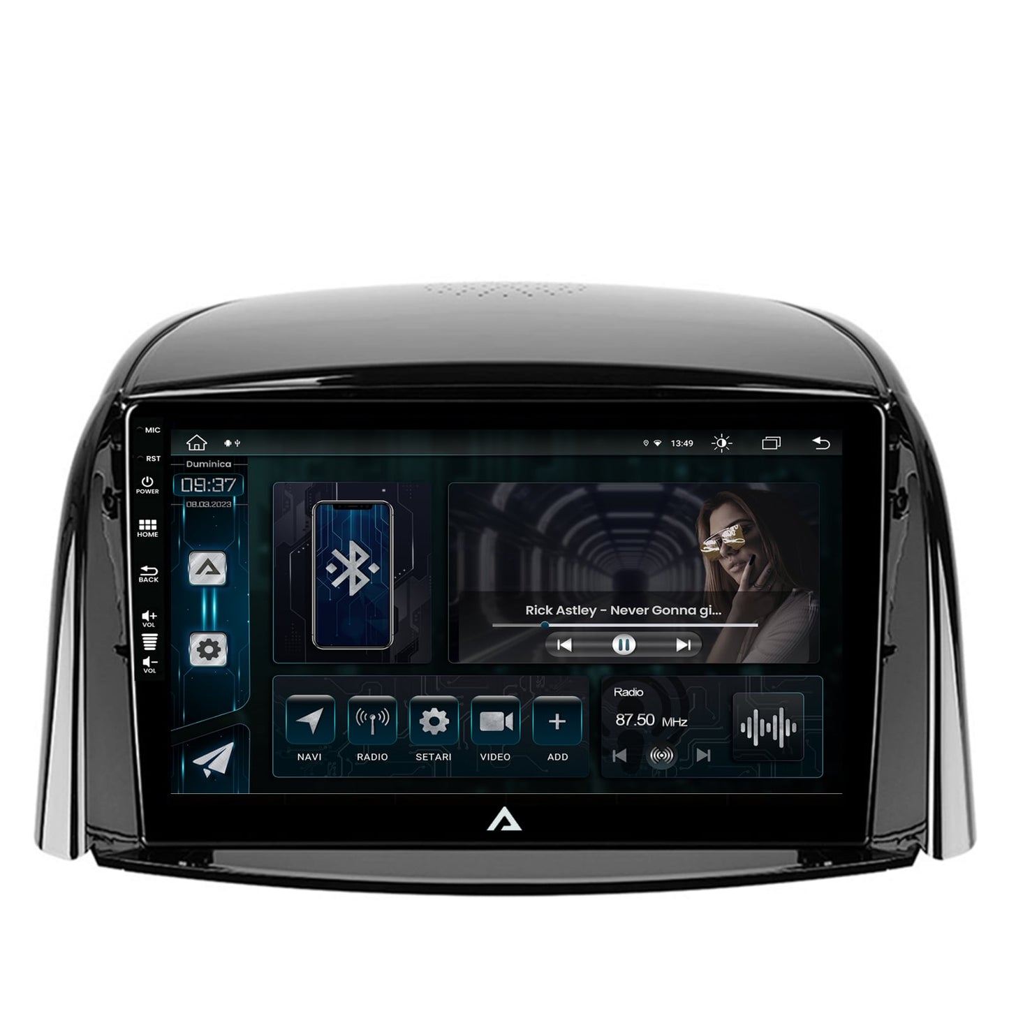 Navigatie Renault Koleos (2009-2016), Android, Z-Octacore / 8GB RAM + 256GB ROM, 9 Inch - AD-BGZ9008+AD-BGRKIT365