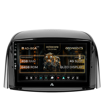 Navigatie Renault Koleos (2009-2016), Android, A-Octacore / 4GB RAM + 64GB ROM, 9 Inch - AD-BGA9004+AD-BGRKIT365
