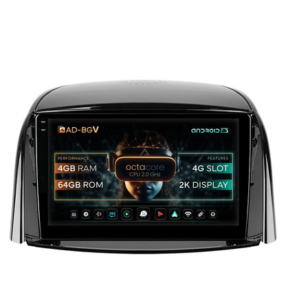 Navigatie Renault Koleos (2009-2016), Android, V-Octacore / 4GB RAM + 64GB ROM, 9.5 Inch - AD-BGV9004+AD-BGRKIT365