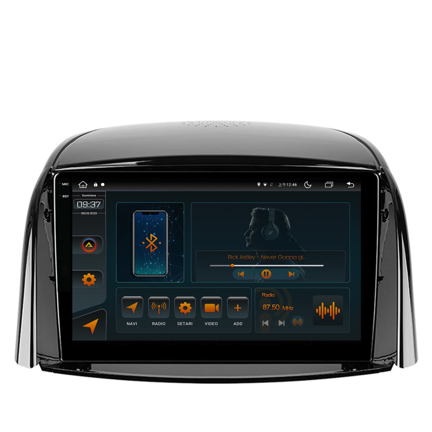 Navigatie Renault Koleos (2009-2016), Android, V-Octacore / 4GB RAM + 64GB ROM, 9.5 Inch - AD-BGV9004+AD-BGRKIT365