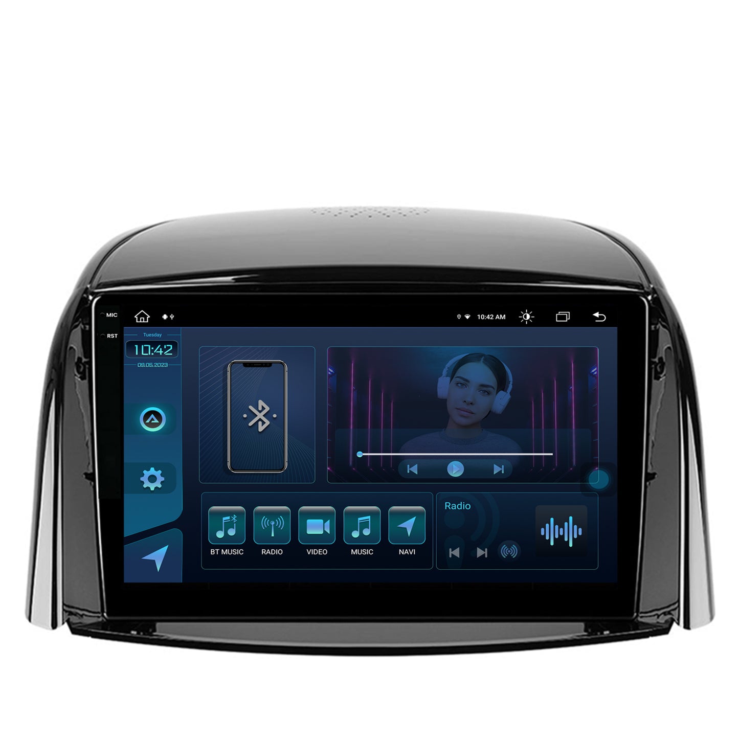 Navigatie Renault Koleos (2009-2016), Android, X-Octacore / 8GB RAM + 256GB ROM, 9.5 Inch - AD-BGX9008+AD-BGRKIT365