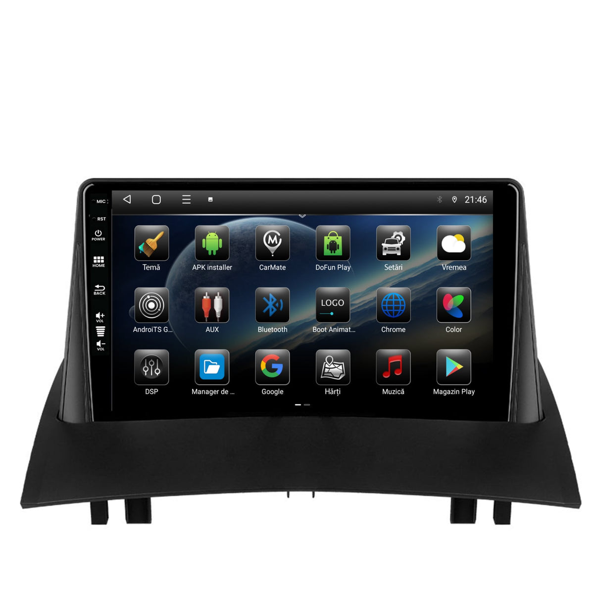 Navigatie Renault Megane 2 (2002-2009), Android, E-Octacore / 2GB RAM + 32GB ROM, 9 Inch - AD-BGE9002+AD-BGRKIT371