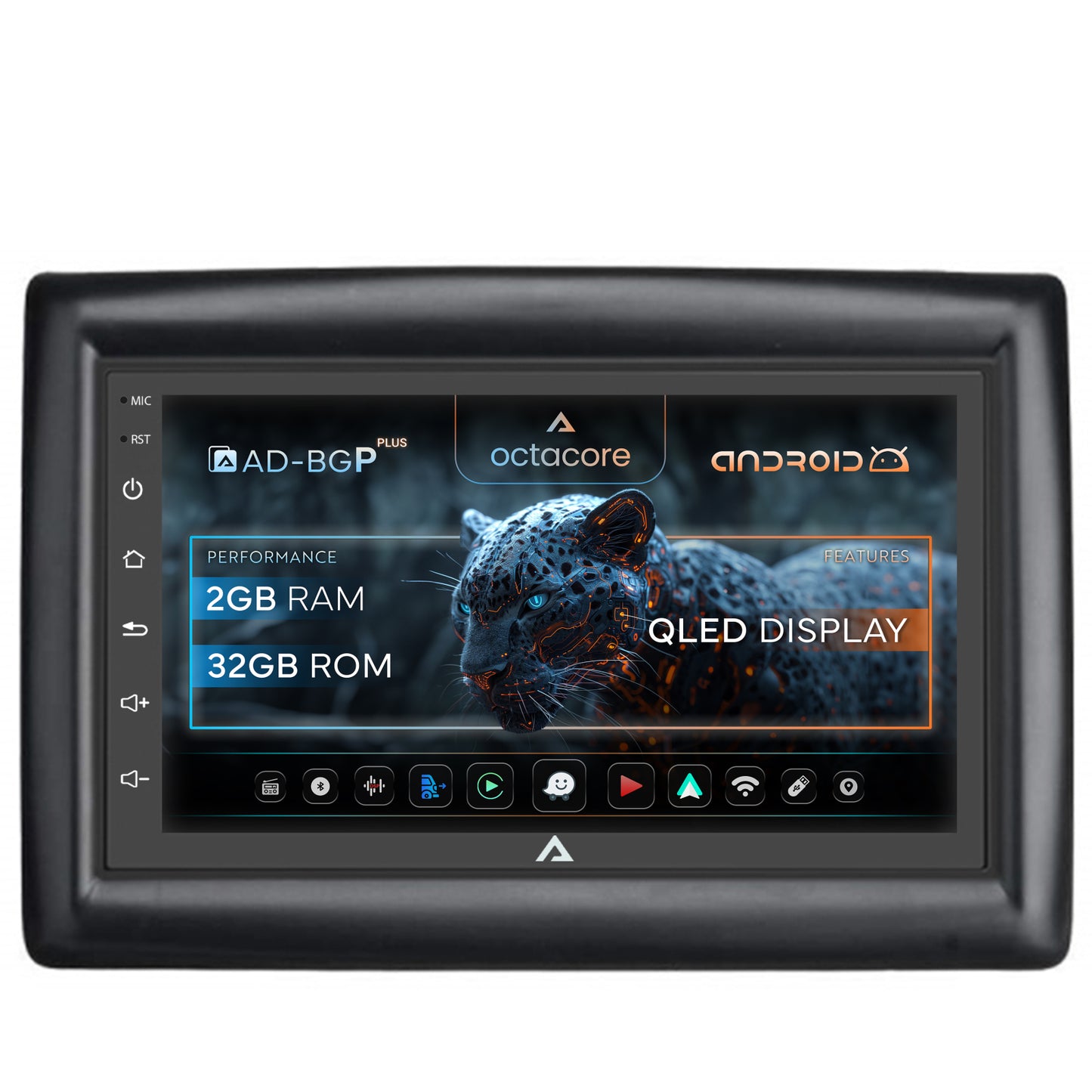 Navigatie Renault Megane 2 (2002-2009), Android, P-Octacore / 2GB RAM + 32GB ROM, 7 Inch - AD-BGP1002+AD-BGRRE0032DIN
