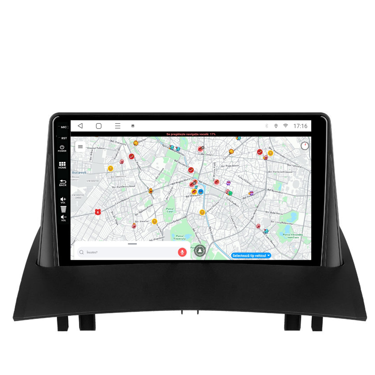 Navigatie Renault Megane 2 (2002-2009), Android, P-Octacore / 2GB RAM + 32GB ROM, 9 Inch - AD-BGP9002+AD-BGRKIT371