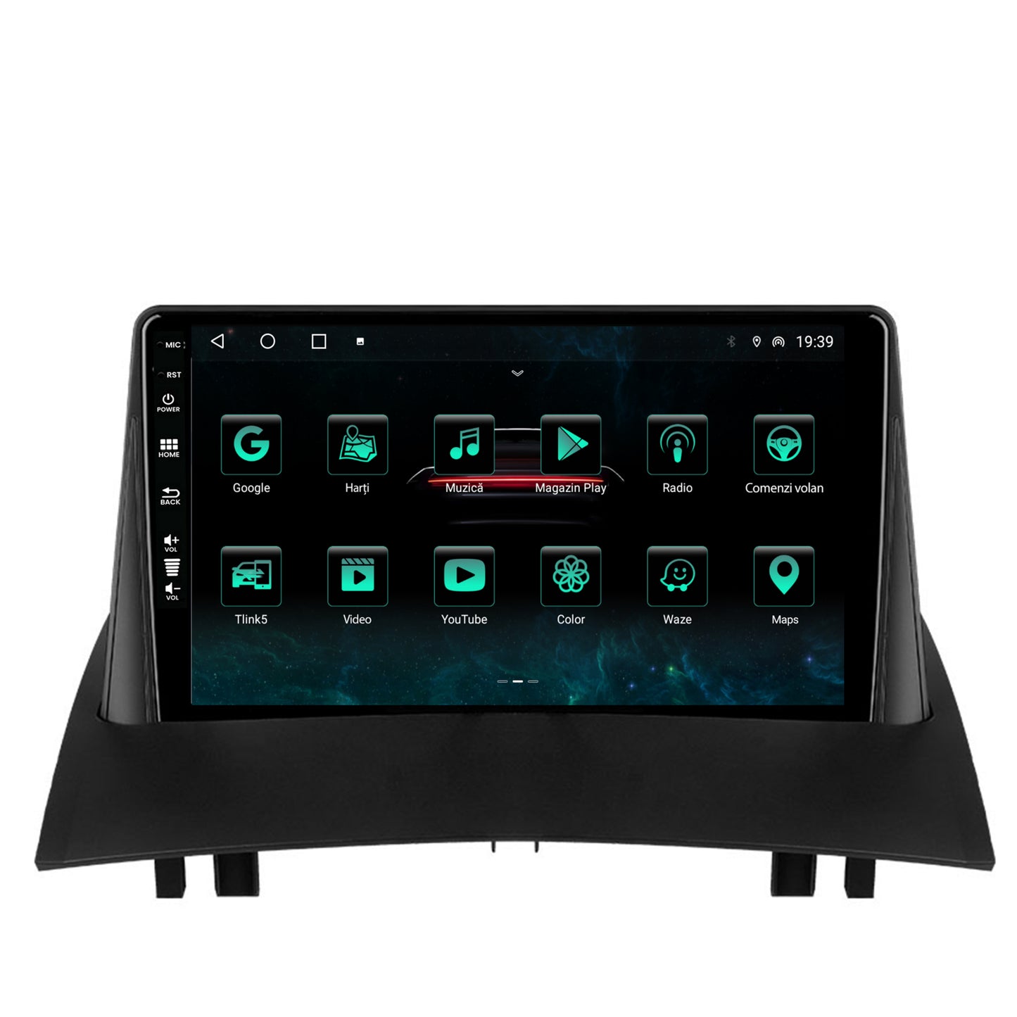 Navigatie Renault Megane 2 (2002-2009), Android, A-Octacore / 4GB RAM + 64GB ROM, 9 Inch - AD-BGA9004+AD-BGRKIT371