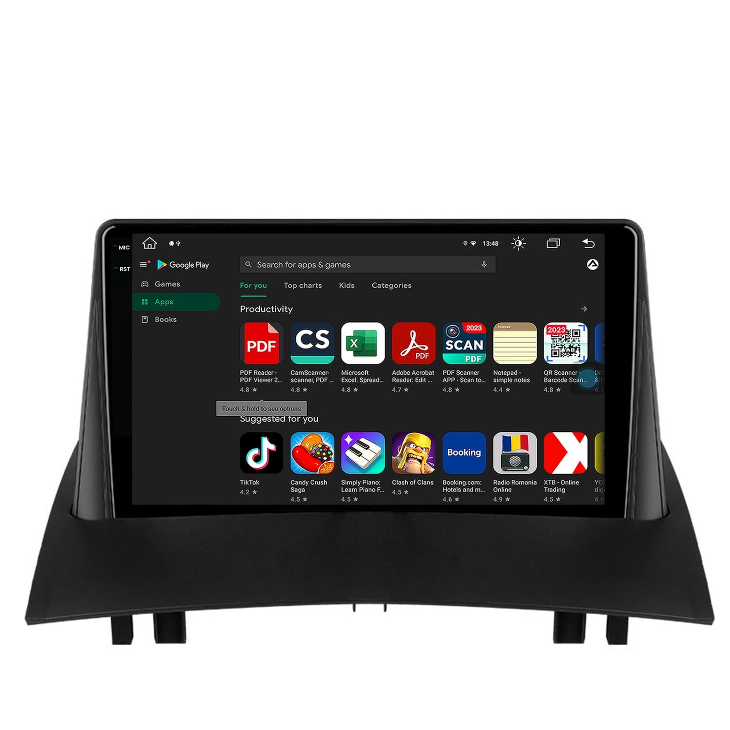 Navigatie Renault Megane 2 (2002-2009), Android, V-Octacore / 4GB RAM + 64GB ROM, 9.5 Inch - AD-BGV9004+AD-BGRKIT371