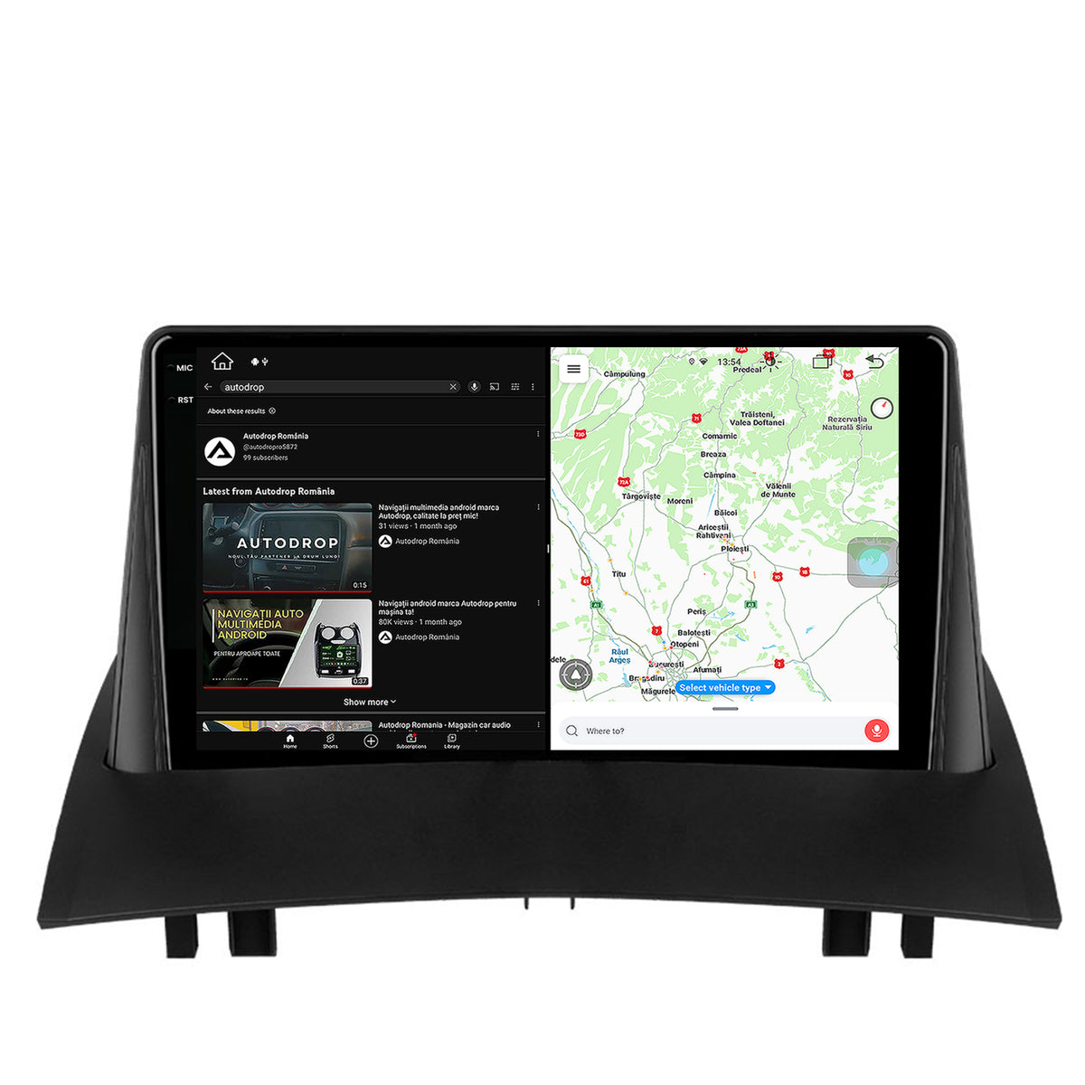 Navigatie Renault Megane 2 (2002-2009), Android, X-Octacore / 8GB RAM + 256GB ROM, 9.5 Inch - AD-BGX9008+AD-BGRKIT371