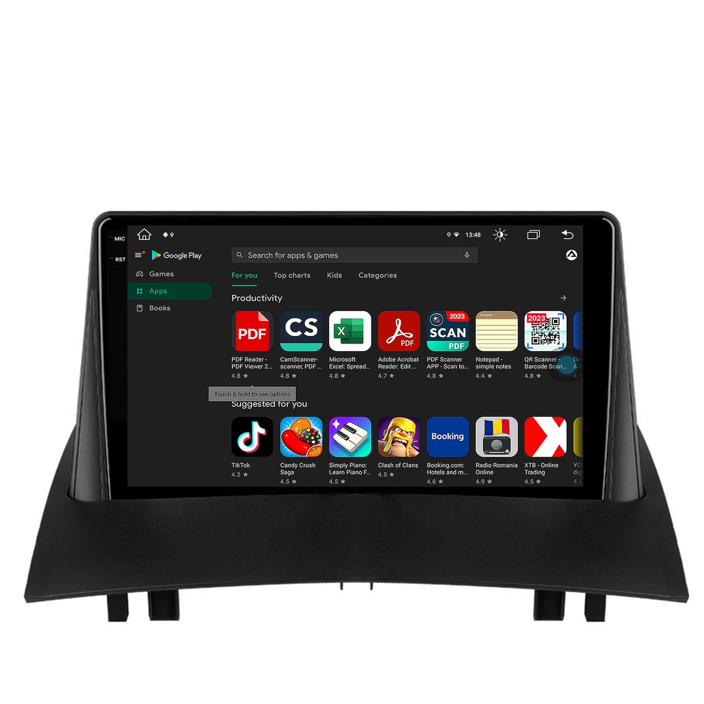 Navigatie Renault Megane 2 (2002-2009), Android, X-Octacore / 8GB RAM + 256GB ROM, 9.5 Inch - AD-BGX9008+AD-BGRKIT371