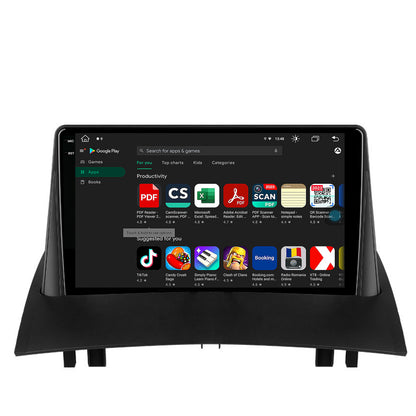 Navigatie Renault Megane 2 (2002-2009), Android, X-Octacore / 8GB RAM + 256GB ROM, 9.5 Inch - AD-BGX9008+AD-BGRKIT371