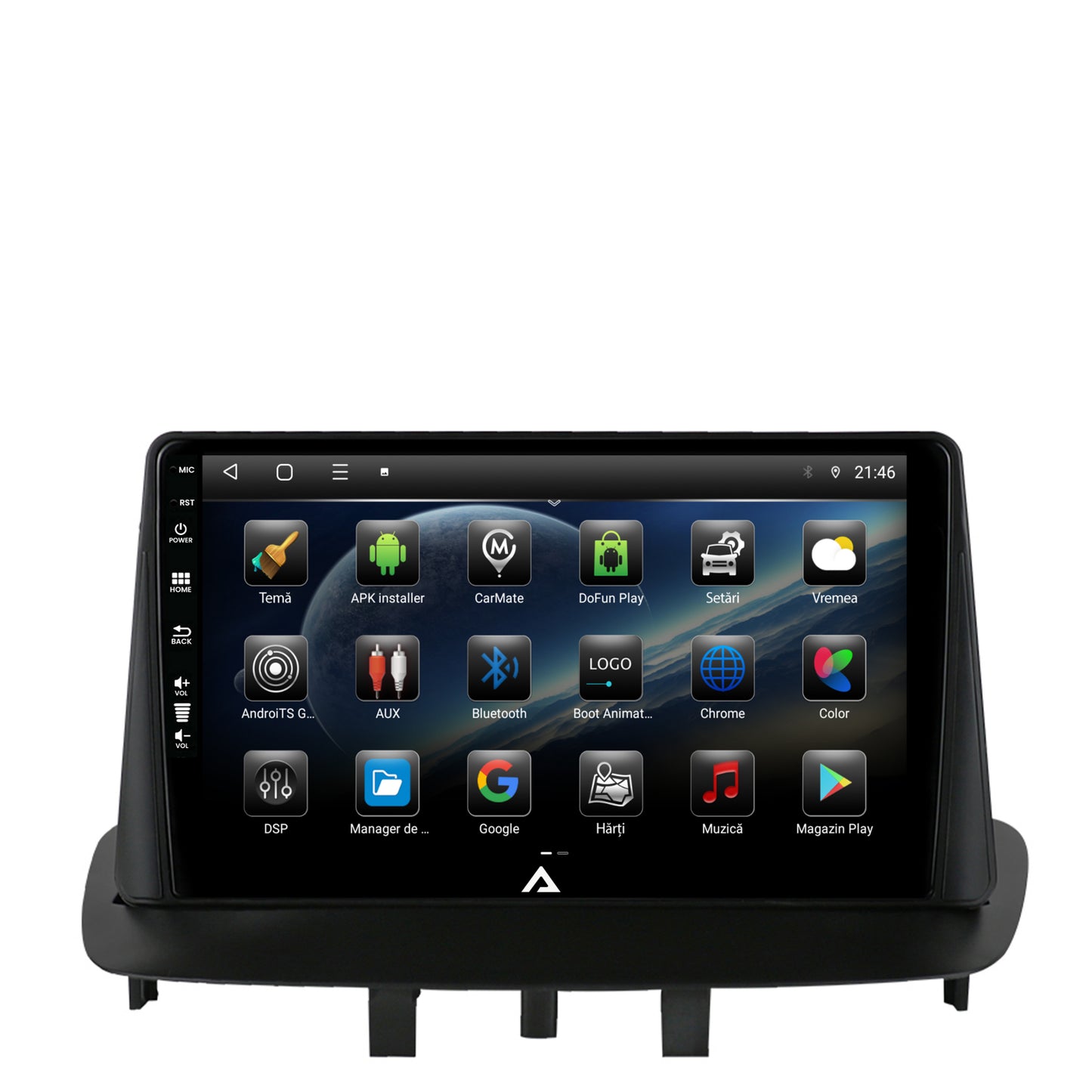 Navigatie Renault Megane 3 / Fluence (2009-2016), Android, E-Octacore / 2GB RAM + 32GB ROM, 9 Inch - AD-BGE9002+AD-BGRKIT372