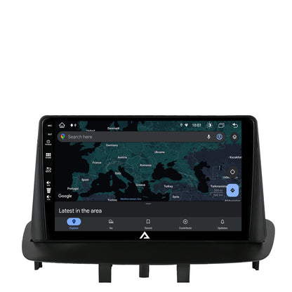 Navigatie Renault Megane 3 / Fluence (2009-2016), Android, Z-Octacore / 8GB RAM + 256GB ROM, 9 Inch - AD-BGZ9008+AD-BGRKIT372