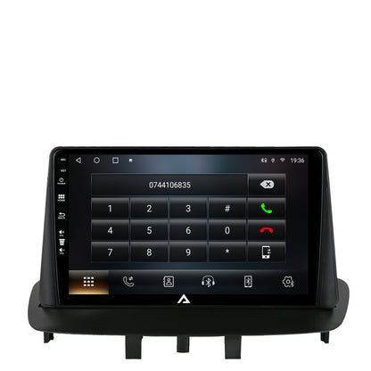 Navigatie Renault Megane 3 / Fluence (2009-2016), Android, A-Octacore / 4GB RAM + 64GB ROM, 9 Inch - AD-BGA9004+AD-BGRKIT372