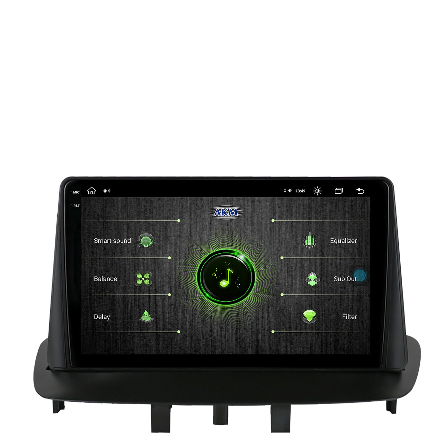 Navigatie Renault Megane 3 / Fluence (2009-2016), Android, V-Octacore / 4GB RAM + 64GB ROM, 9.5 Inch - AD-BGV9004+AD-BGRKIT372