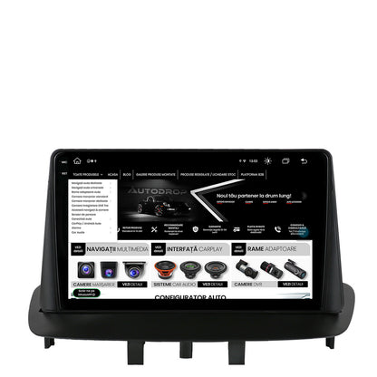 Navigatie Renault Megane 3 / Fluence (2009-2016), Android, X-Octacore / 8GB RAM + 256GB ROM, 9.5 Inch - AD-BGX9008+AD-BGRKIT372