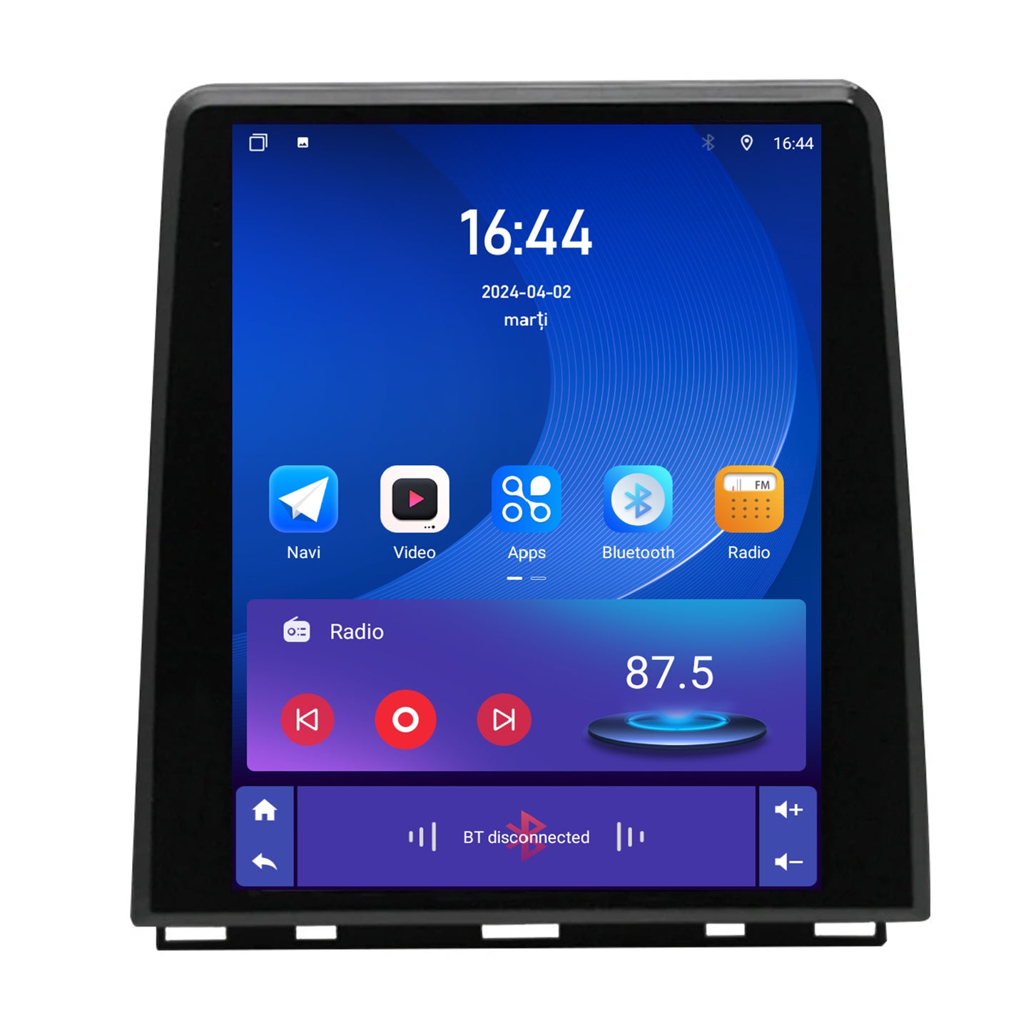 Navigatie Renault Clio 5 (2019+), Android 13, A-Octacore / 4GB RAM + 64GB ROM, 9.7 Inch - AD-BGA9704 + AD-BGRKIT372T