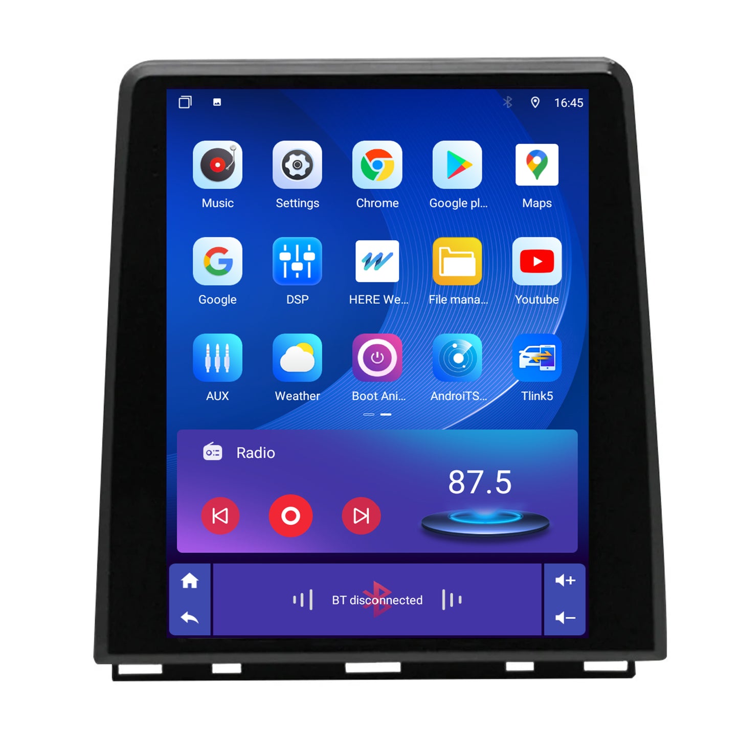 Navigatie Renault Clio 5 (2019+), Android 13, A-Octacore / 4GB RAM + 64GB ROM, 9.7 Inch - AD-BGA9704 + AD-BGRKIT372T