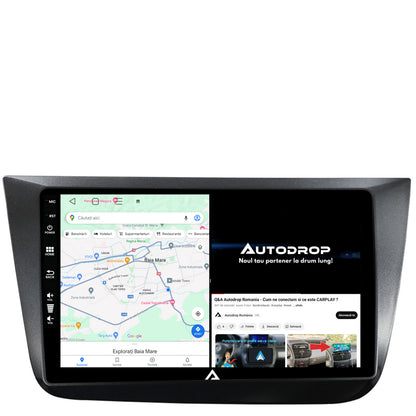 Navigatie Seat Altea/Toledo (2005-2012), Android, P-Octacore / 2GB RAM + 32GB ROM, 9 Inch - AD-BGP9002+AD-BGRKIT055