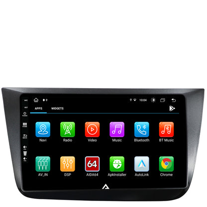 Navigatie Seat Altea/Toledo (2005-2012), Android, Z-Octacore / 8GB RAM + 256GB ROM, 9 Inch - AD-BGZ9008+AD-BGRKIT055