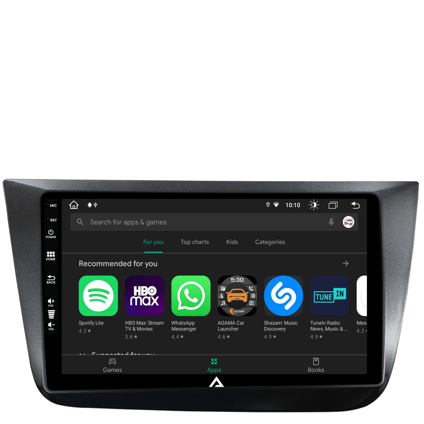 Navigatie Seat Altea/Toledo (2005-2012), Android, Z-Octacore / 8GB RAM + 256GB ROM, 9 Inch - AD-BGZ9008+AD-BGRKIT055