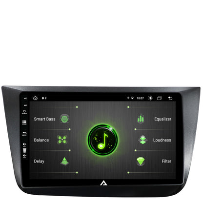 Navigatie Seat Altea/Toledo (2005-2012), Android, Z-Octacore / 8GB RAM + 256GB ROM, 9 Inch - AD-BGZ9008+AD-BGRKIT055