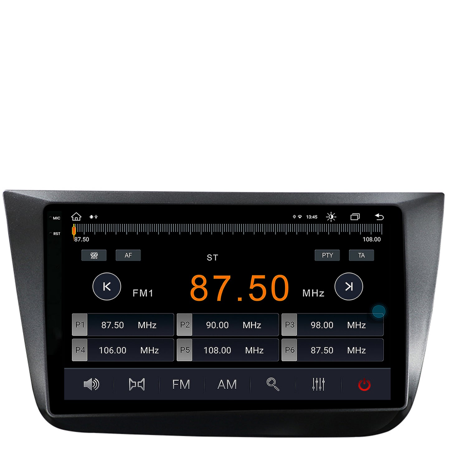 Navigatie Seat Altea/Toledo (2005-2012), Android, V-Octacore / 4GB RAM + 64GB ROM, 9.5 Inch - AD-BGV9004+AD-BGRKIT055
