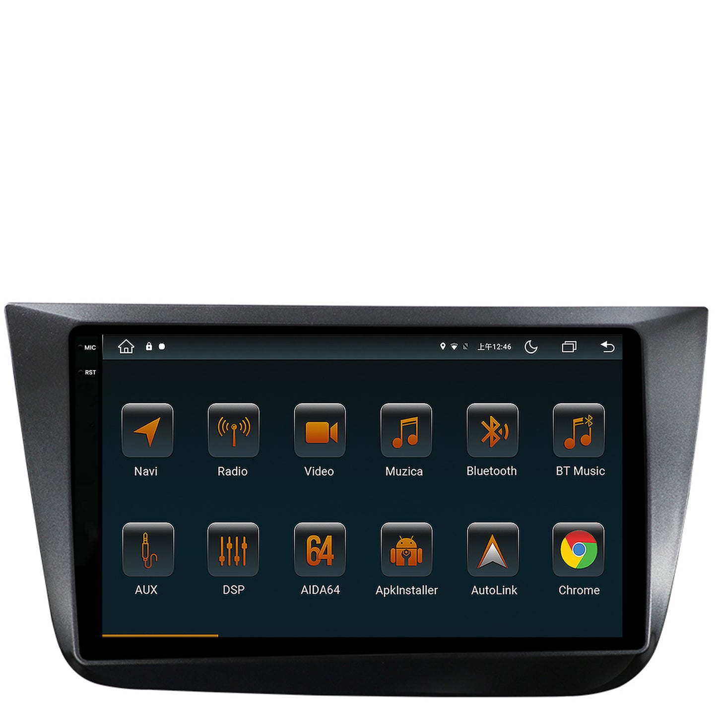 Navigatie Seat Altea/Toledo (2005-2012), Android, V-Octacore / 4GB RAM + 64GB ROM, 9.5 Inch - AD-BGV9004+AD-BGRKIT055