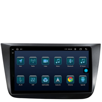Navigatie Seat Altea/Toledo (2005-2012), Android, X-Octacore / 8GB RAM + 256GB ROM, 9.5 Inch - AD-BGX9008+AD-BGRKIT055