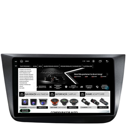 Navigatie Seat Altea/Toledo (2005-2012), Android, X-Octacore / 8GB RAM + 256GB ROM, 9.5 Inch - AD-BGX9008+AD-BGRKIT055
