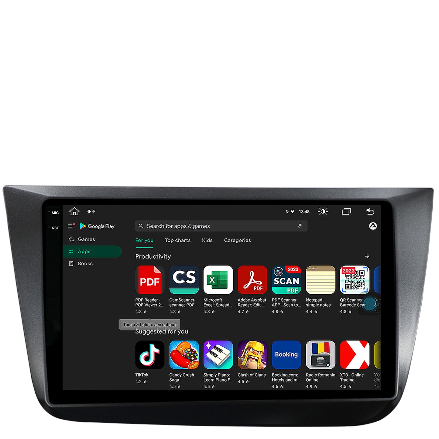 Navigatie Seat Altea/Toledo (2005-2012), Android, X-Octacore / 8GB RAM + 256GB ROM, 9.5 Inch - AD-BGX9008+AD-BGRKIT055