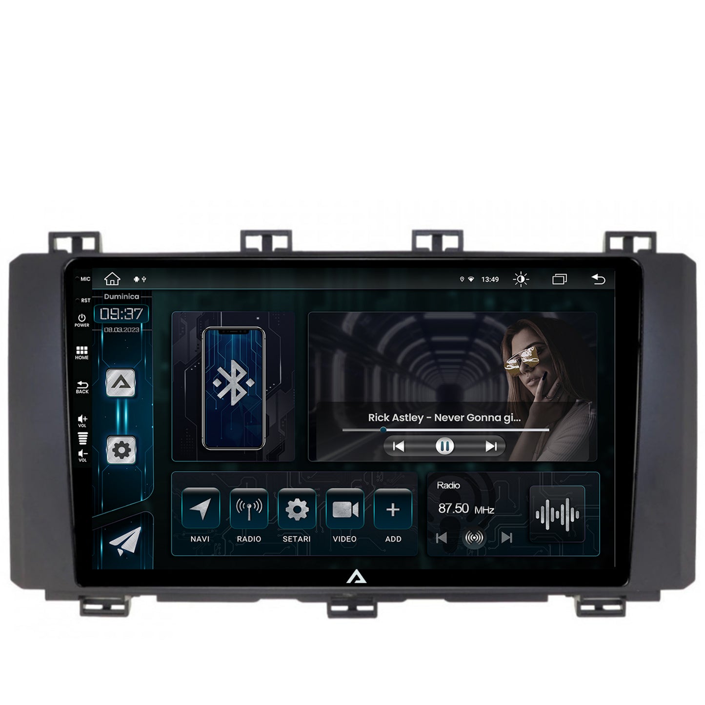 Navigatie Seat Ateca (2016-Prezent), Android, Z-Octacore / 8GB RAM + 256GB ROM, 9 Inch - AD-BGZ9008+AD-BGRKIT001