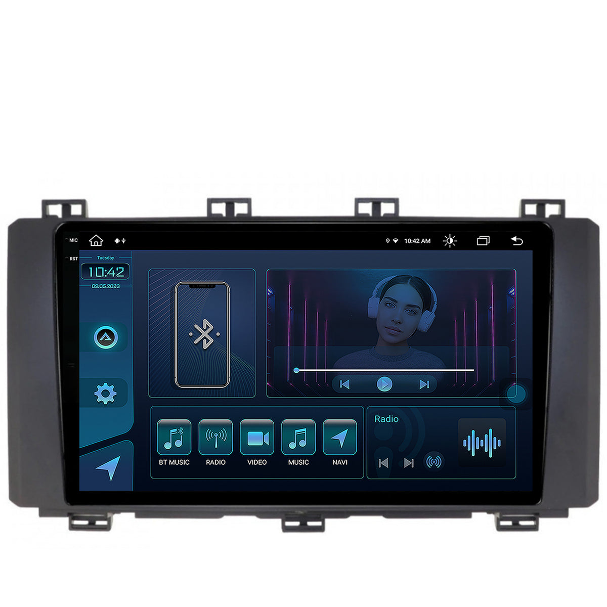 Navigatie Seat Ateca (2016-Prezent), Android, X-Octacore / 8GB RAM + 256GB ROM, 9.5 Inch - AD-BGX9008+AD-BGRKIT045V2