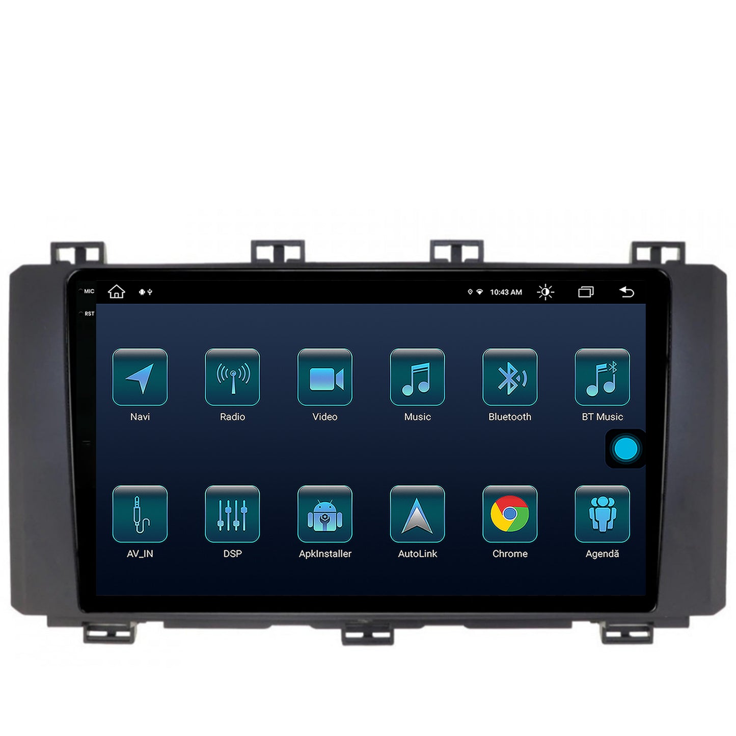 Navigatie Seat Ateca (2016-Prezent), Android, X-Octacore / 8GB RAM + 256GB ROM, 9.5 Inch - AD-BGX9008+AD-BGRKIT045V2