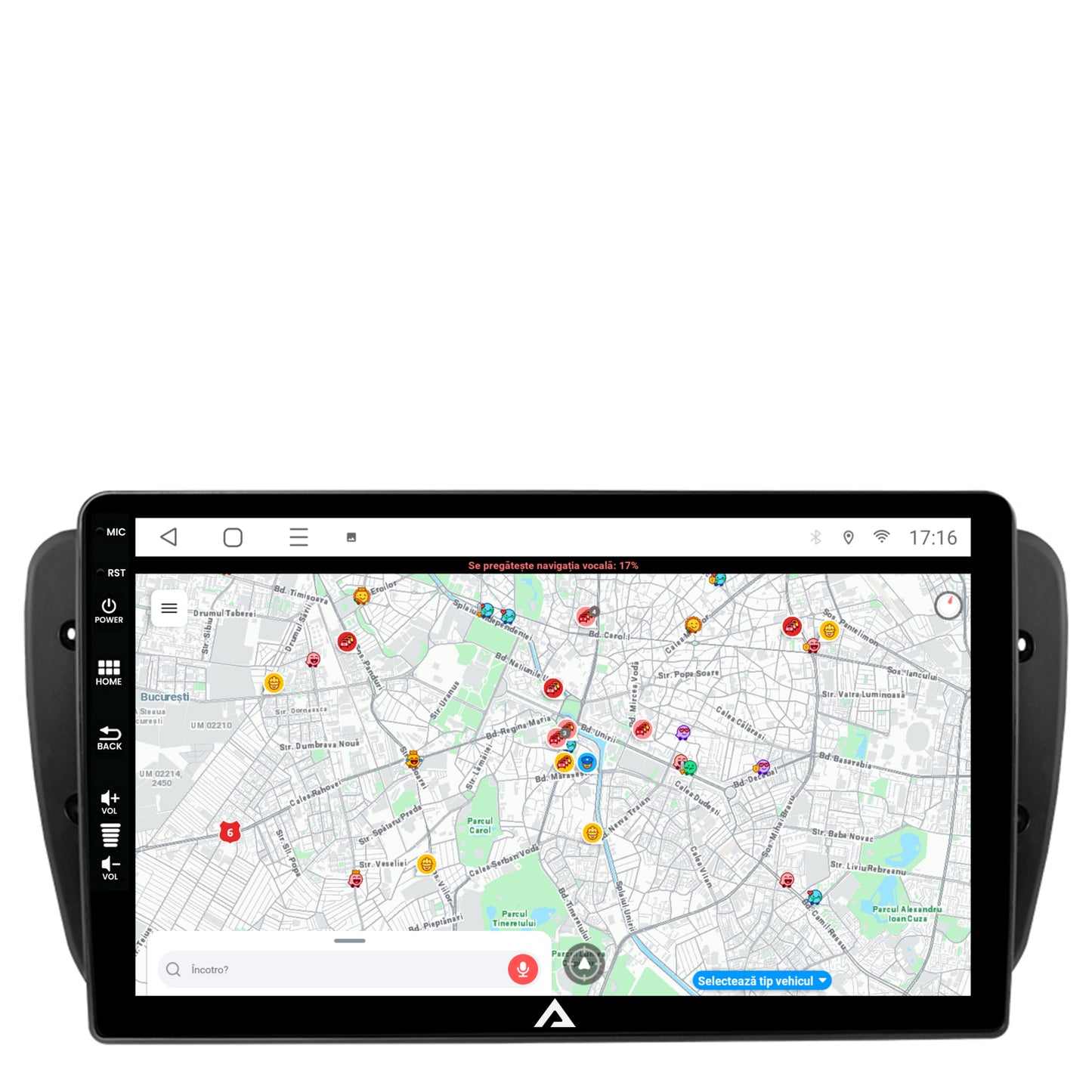 Navigatie Seat Ibiza (2009-2013), Android, E-Octacore / 2GB RAM + 32GB ROM, 9 Inch - AD-BGE9002+AD-BGRKIT049
